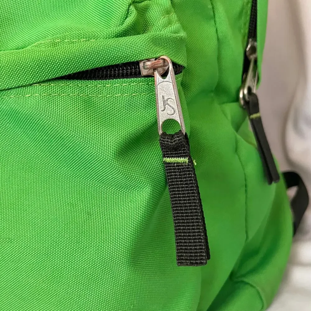 JanSport Vintage Neon Green SuperBreak 25L Backpack
